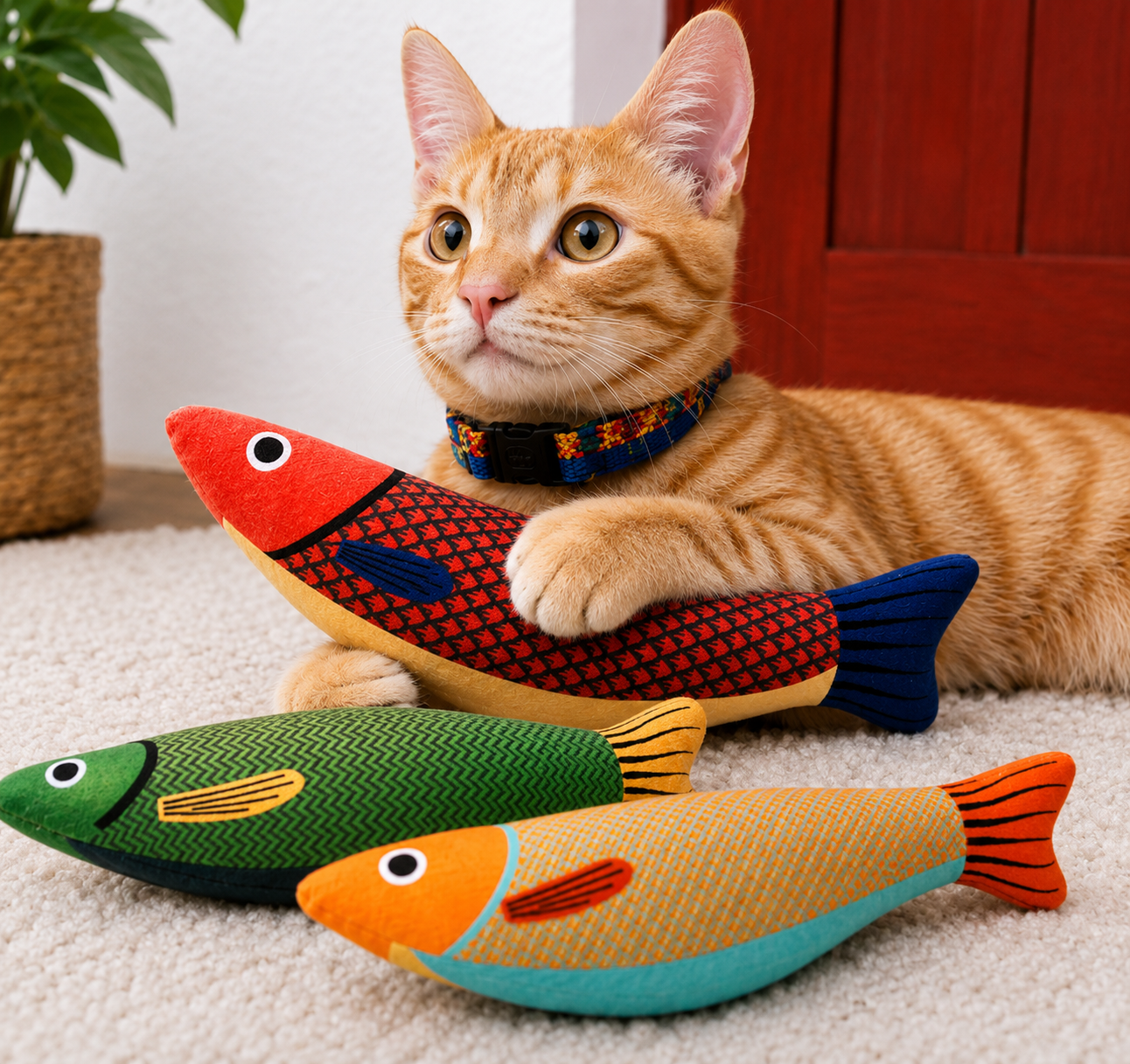 Pez Interactivo Recargable para Gato