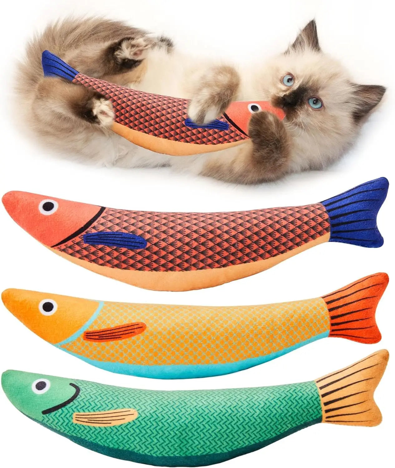 Pez Interactivo Recargable para Gato