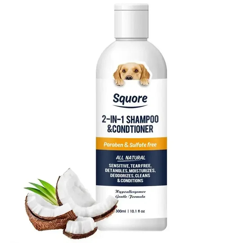Shampoo 2 en 1 para Perros | Limpieza y Suavidad en un Solo Paso