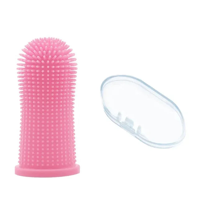 Cepillo Dental de Silicona para Dedo 🐶🦷