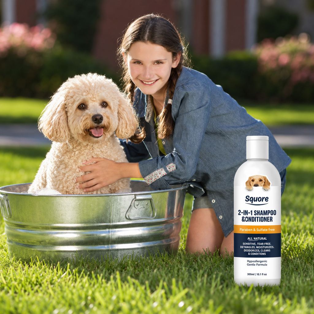 Shampoo 2 en 1 para Perros | Limpieza y Suavidad en un Solo Paso